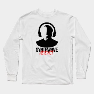 Synthwave Addict - Black Long Sleeve T-Shirt